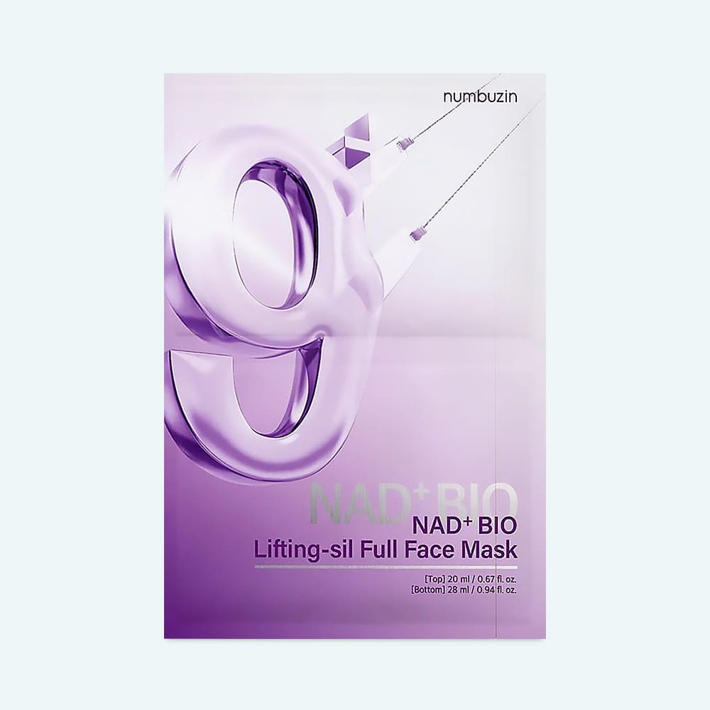 Nambuzzin No.9 Full Face Lifting Mask with NAD Lifting Strip (4 Masks x 48ml)